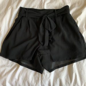 Dressy black shorts